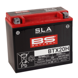 246650595 BATTERIA BS SLA BTX20H | BS BATTERY