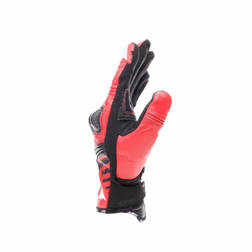 REACTO CARBON SHORT GLOVES BLACK RED-LAVA | DAINESE
