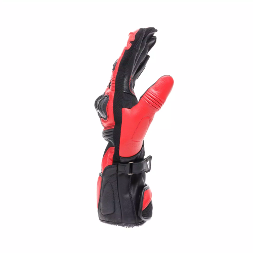 REACTO CARBON LONG GLOVES BLACK RED-LAVA | DAINESE