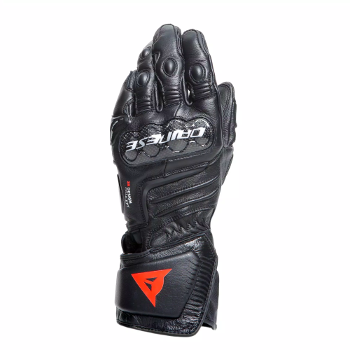 CARBON 4 LONG LEATHER GLOVES  BLACK BLACK BLACK | DAINESE