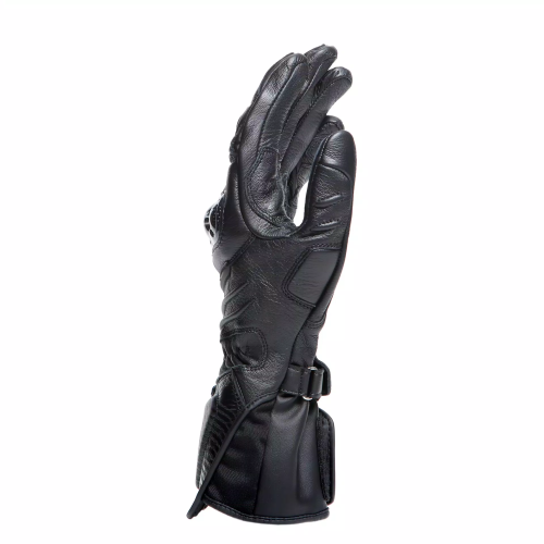 CARBON 4 LONG LEATHER GLOVES  BLACK BLACK BLACK | DAINESE