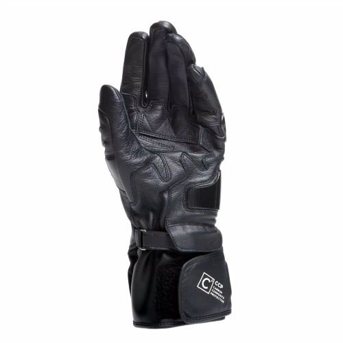 CARBON 4 LONG LEATHER GLOVES  BLACK BLACK BLACK | DAINESE