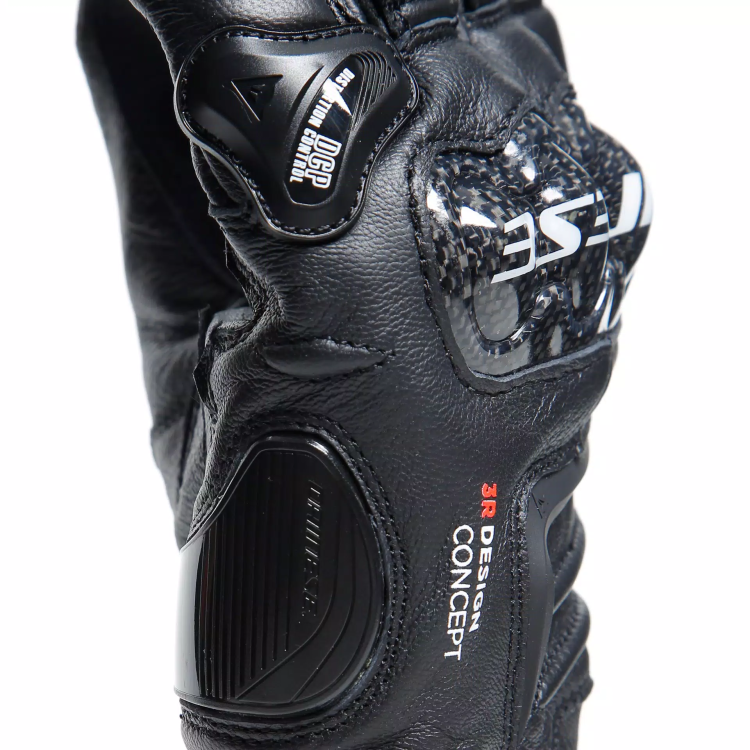 CARBON 4 LONG LEATHER GLOVES  BLACK BLACK BLACK | DAINESE