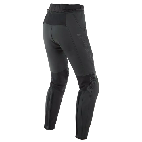 PONY 3 LADY LEATHER PANTS  BLACK-MATT | DAINESE
