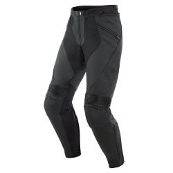 PONY 3 LEATHER PANTS  BLACK-MATT | DAINESE