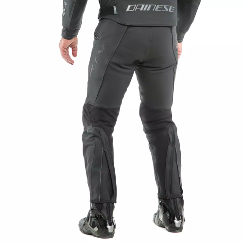 PONY 3 LEATHER PANTS  BLACK-MATT | DAINESE