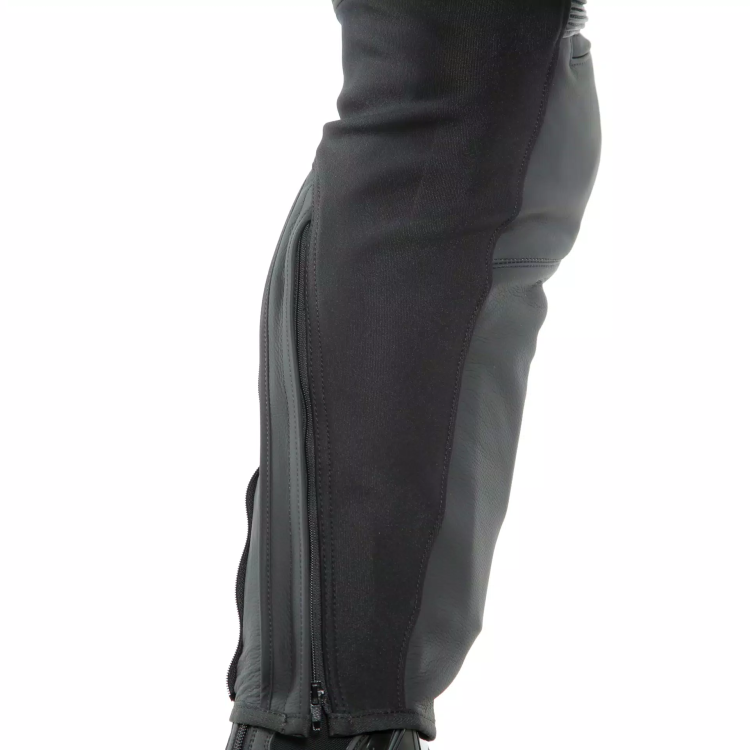 PONY 3 LEATHER PANTS  BLACK-MATT | DAINESE