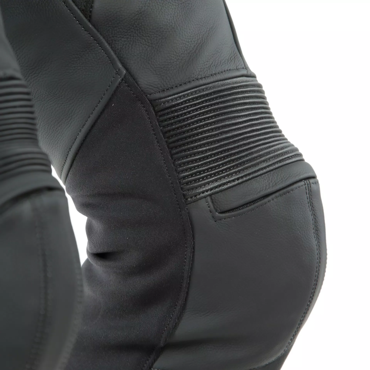 PONY 3 LEATHER PANTS  BLACK-MATT | DAINESE