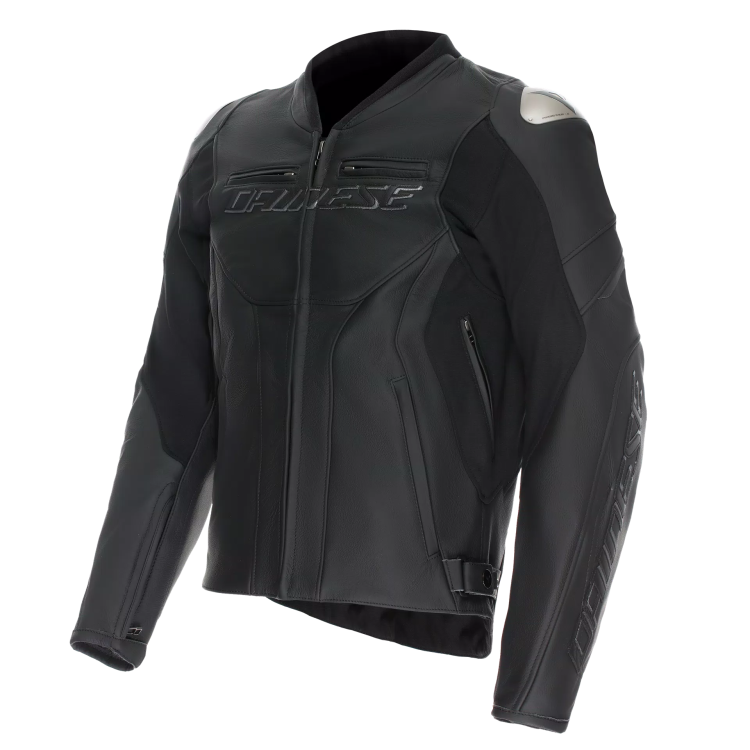 RACING 5 LEATHER JACKET  BLACK BLACK BLACK | DAINESE