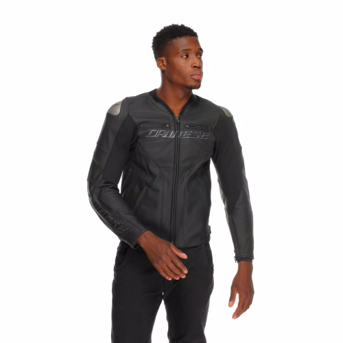 RACING 5 LEATHER JACKET  BLACK BLACK BLACK | DAINESE