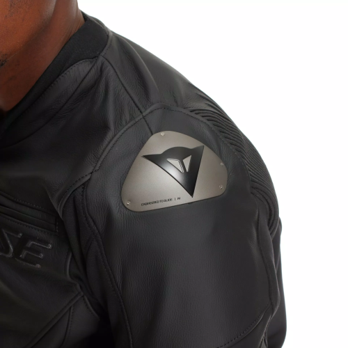 RACING 5 LEATHER JACKET  BLACK BLACK BLACK | DAINESE