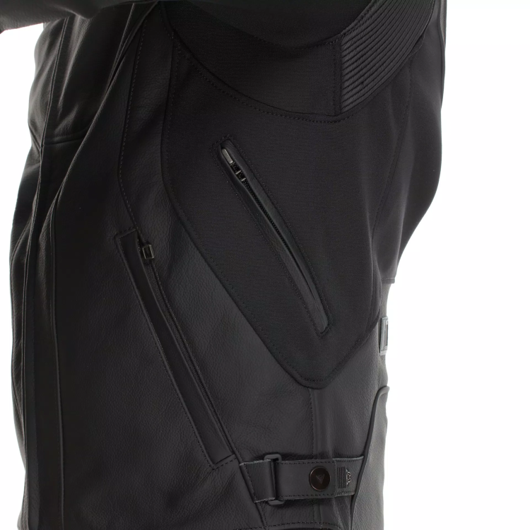 RACING 5 LEATHER JACKET  BLACK BLACK BLACK | DAINESE