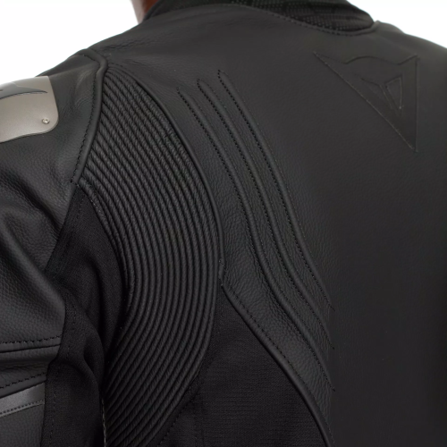 RACING 5 LEATHER JACKET  BLACK BLACK BLACK | DAINESE