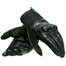 MIG 3 UNISEX LEATHER GLOVES  BLACK BLACK | DAINESE