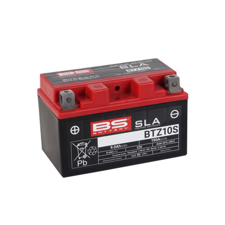 246650045 BATTERIA BS SLA BTZ10S | BS BATTERY