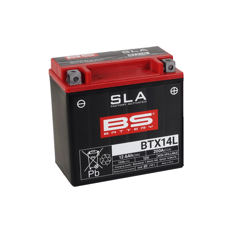246650295 BATTERIA BS SLA BTX14L | BS BATTERY