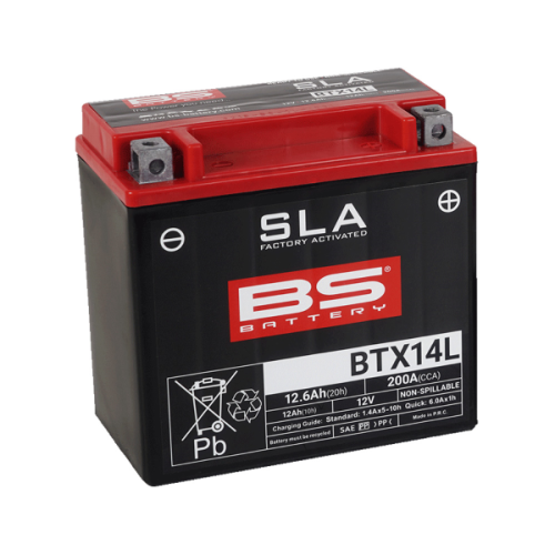 246650295 BATTERIA BS SLA BTX14L | BS BATTERY
