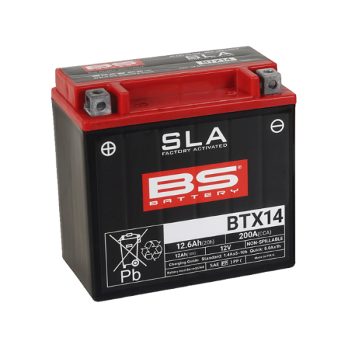 246650235 BATTERIA BS SLA BTX14 | BS BATTERY