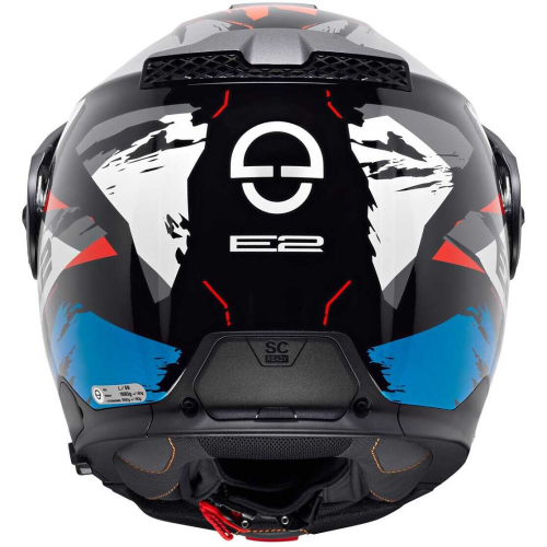 CASCO MODULARE E2 ECE DEKOR  TRAIL BLUE |SCHUBERTH