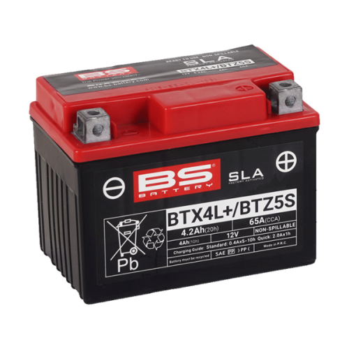246650135 BATTERIA BS SLA BTX4L+BTZ5S | BS BATTERY