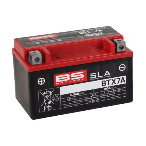 246650165 BATTERIA BS SLA BTX7A | BS BATTERY