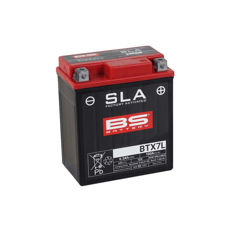 246650175 BATTERIA BS SLA BTX7L | BS BATTERY