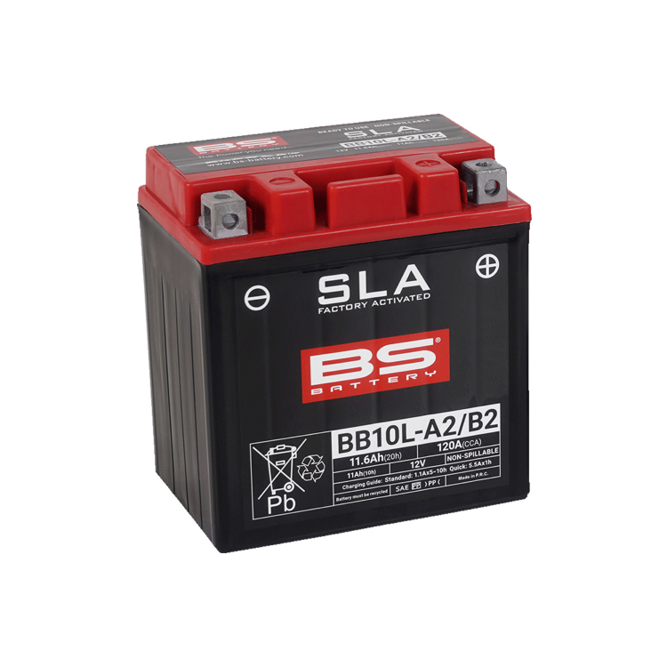 246650205 BATTERIA BS SLA BB10L-A2 B2 | BS BATTERY