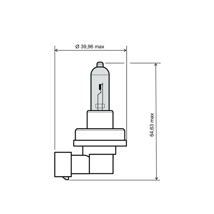 246510081 LAMPADINA RMS H11 12V 55W - BIANCA | RMS