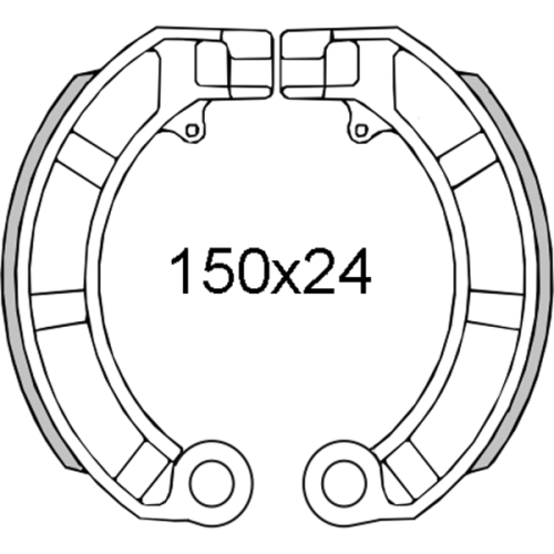 225120161 GANASCE FRENO POSTERIORI RMS CLASSIC PIAGGIO VESPA PX 125-15 | RMS