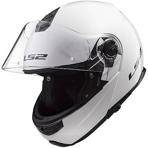 CASCO MODULARE LS2 FF325 STROBE GLOSS WHITE