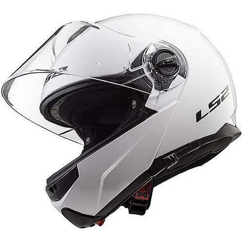 CASCO MODULARE LS2 FF325 STROBE GLOSS WHITE