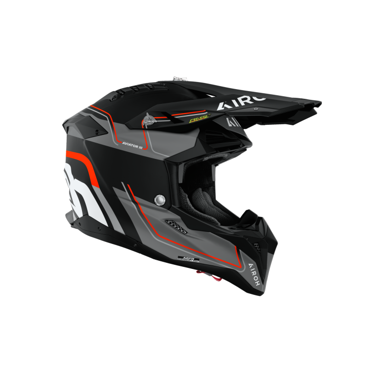 CASCO OFFROAD AVIATOR 3 LEADER ORANGE MATT | AIROH