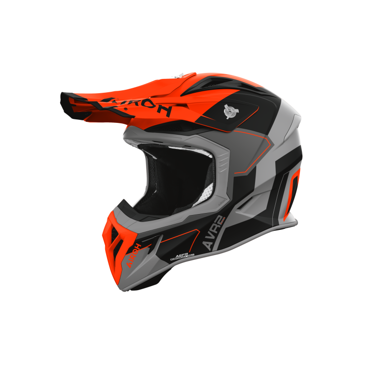 CASCO OFFROAD AVIATOR ACE 2 SHIELD ORANGE MATT | AIROH
