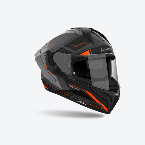 CASCO INTEGRALE MATRYX ROCKET ORANGE MATT | AIROH