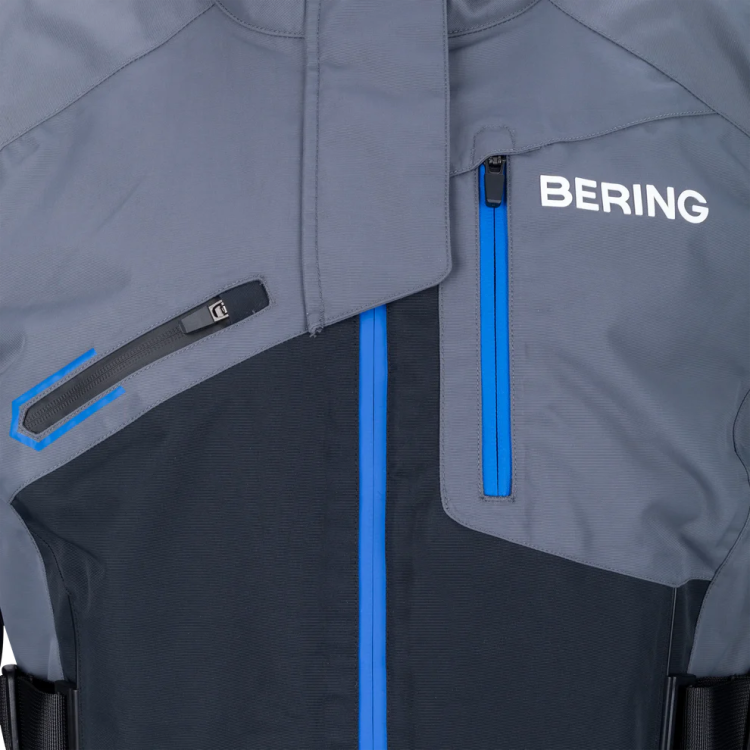 JACKET OXYGEN GREY/BLACK/BLUE | BERING