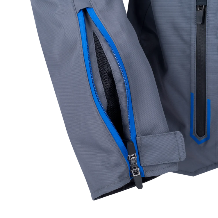 JACKET OXYGEN GREY/BLACK/BLUE | BERING