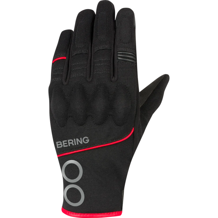 GLOVES NASSAU BLACK/RED | BERING
