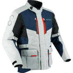 JACKET SIBERIA GREY/BLUE/RED | BERING