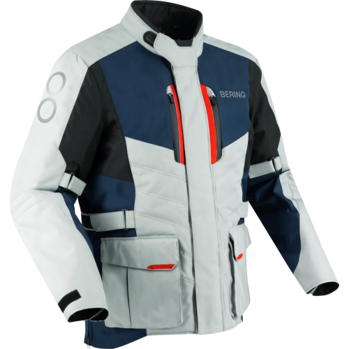 JACKET SIBERIA GREY/BLUE/RED | BERING