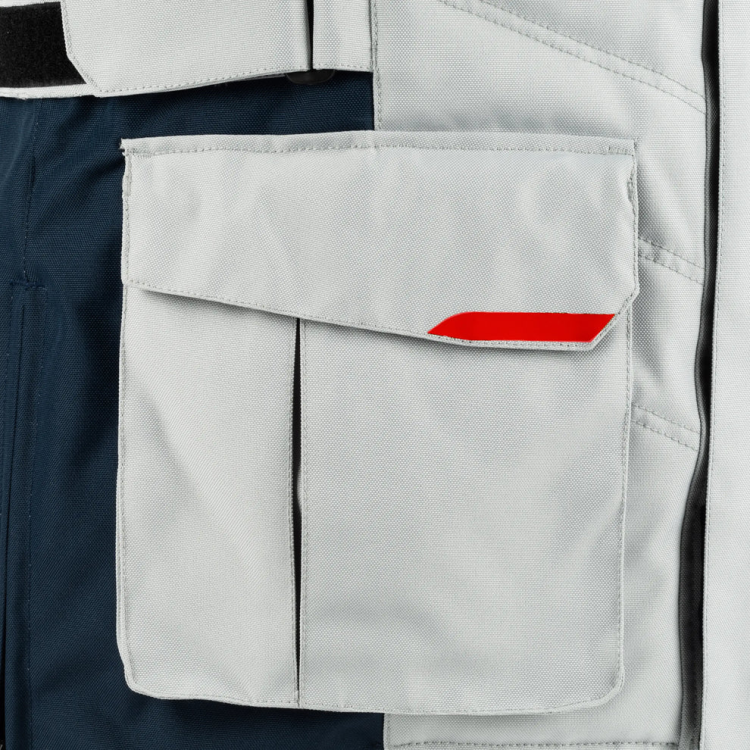 JACKET SIBERIA GREY/BLUE/RED | BERING