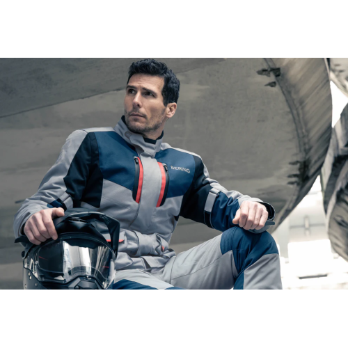 JACKET SIBERIA GREY/BLUE/RED | BERING