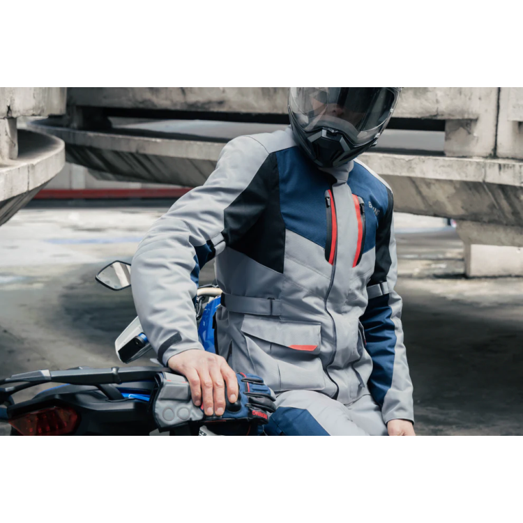 JACKET SIBERIA GREY/BLUE/RED | BERING