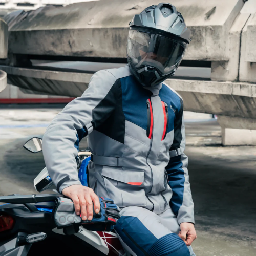 JACKET SIBERIA GREY/BLUE/RED | BERING