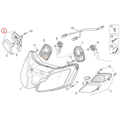 AP8224589 INDICATORE DIREZ.ANT.DX | PIAGGIO RICAMBI ORIGINALI
