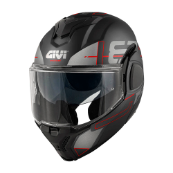 CASCO REVERSIBILE X.36 VERTIGO NERO ROSSO | GIVI