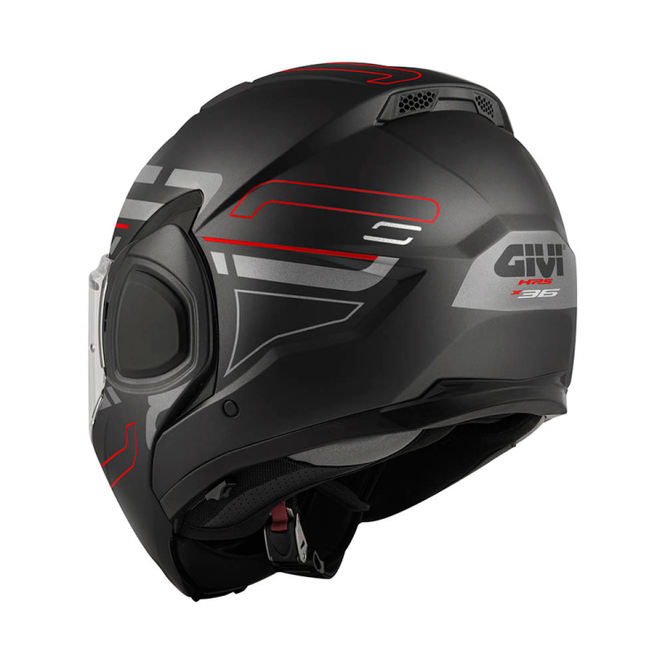 CASCO REVERSIBILE X.36 VERTIGO NERO ROSSO | GIVI