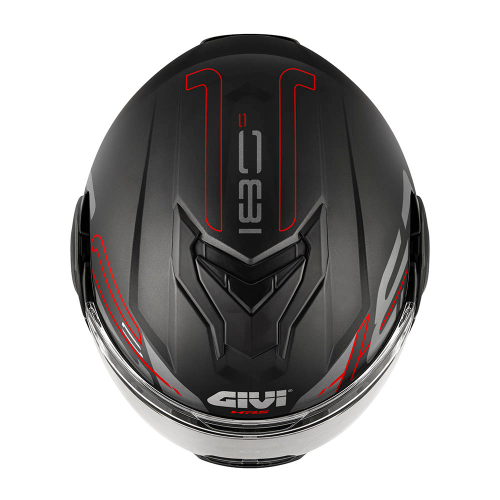 CASCO REVERSIBILE X.36 VERTIGO NERO ROSSO | GIVI