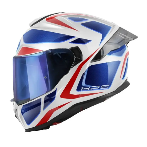 CASCO INTEGRALE 55.1 ZEPHIR BIANCO BLU ROSSO | GIVI