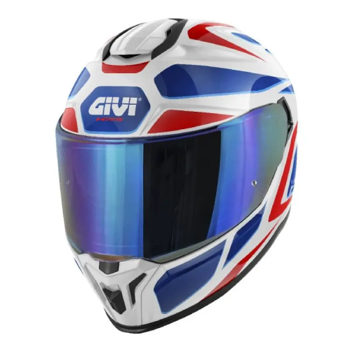 CASCO INTEGRALE 55.1 ZEPHIR BIANCO BLU ROSSO | GIVI