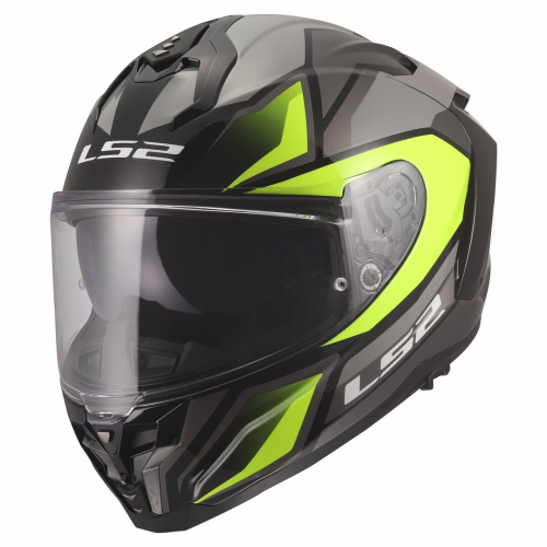CASCO INTEGRALE LS2 FF817 CHALLENGER II VIPER GREY H V YELLOW | LS2
